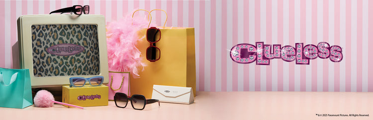 clueless x diff eyewear collection banner