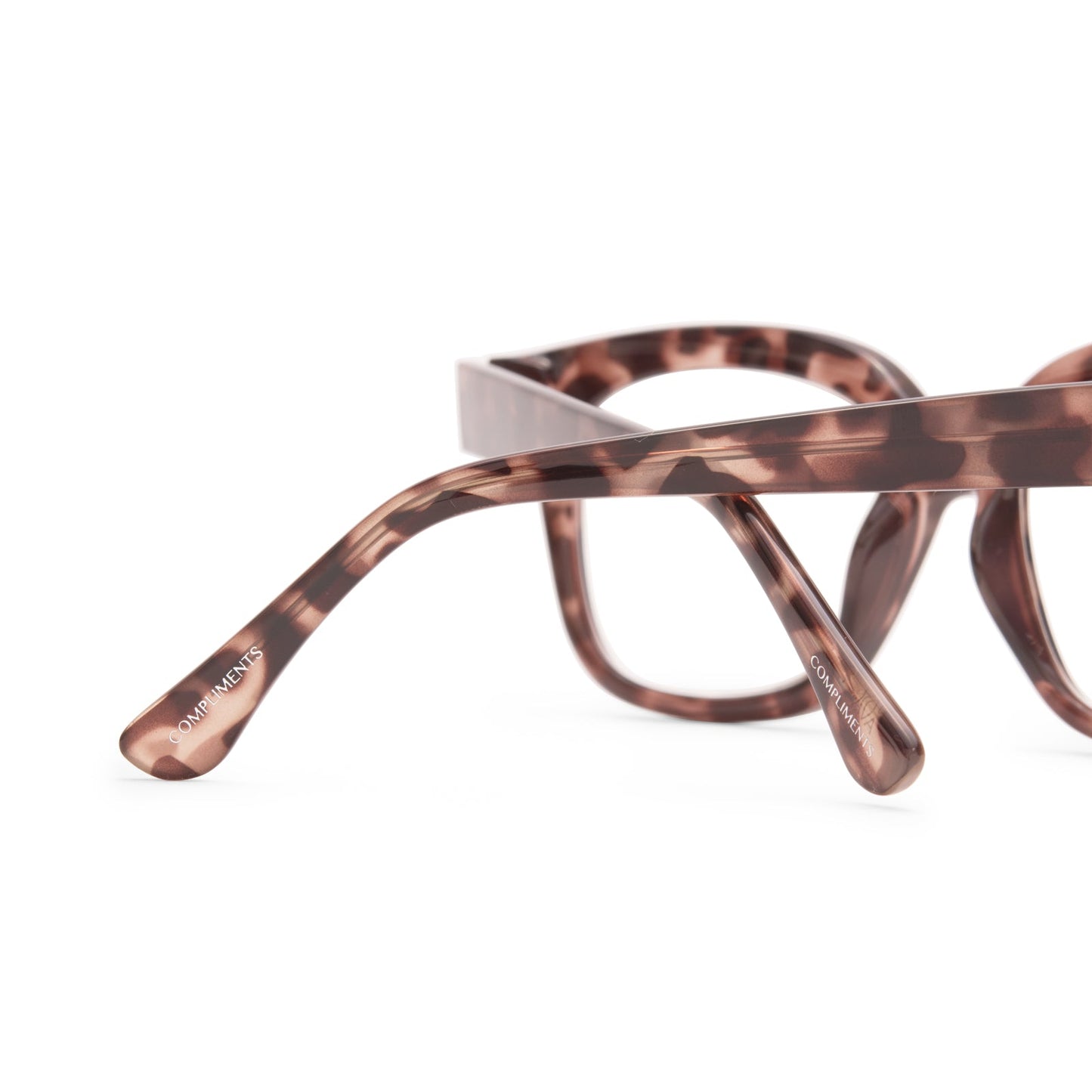 AVA - BEIGE TORTOISE + BLUE LIGHT READERS detail