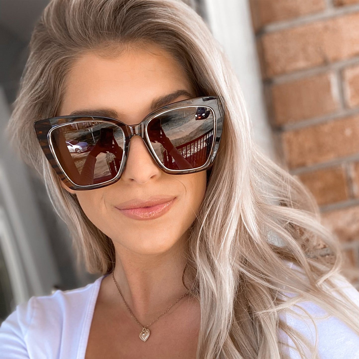 BECKY IV - AMBER TORTOISE + BROWN GRADIENT POLARIZED SUNGLASSES