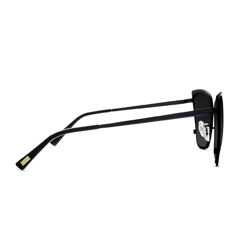 Becky black smoke sidediff eyewear becky black frame with dark smoke lens sunglasses side view