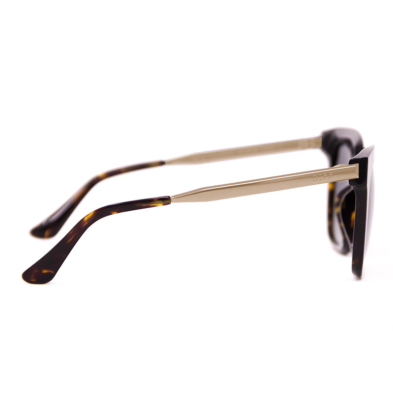 BELLA - AMBER TORTOISE + STEEL GRADIENT + POLARIZED SUNGLASSES side