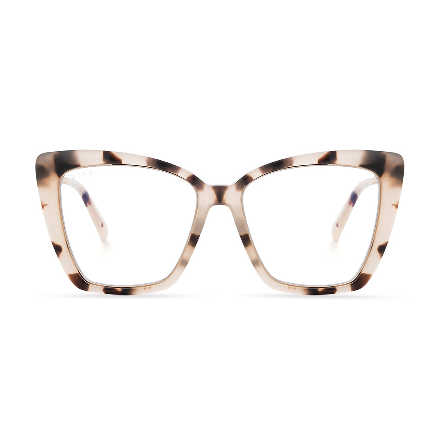 BECKY IV - CREAM TORTOISE + BLUE LIGHT TECHNOLOGY FRONT