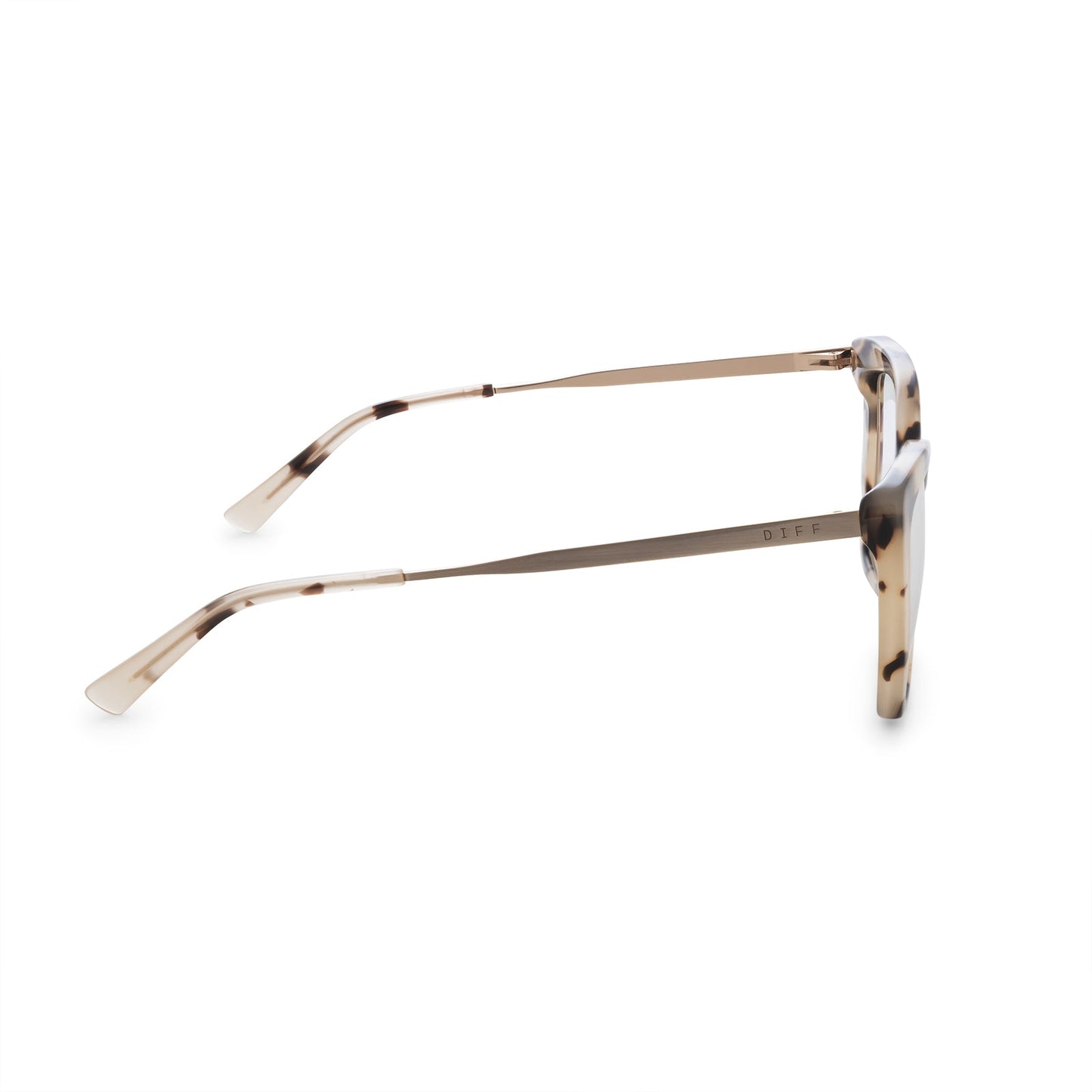 BECKY IV - CREAM TORTOISE + BLUE LIGHT TECHNOLOGY SIDE