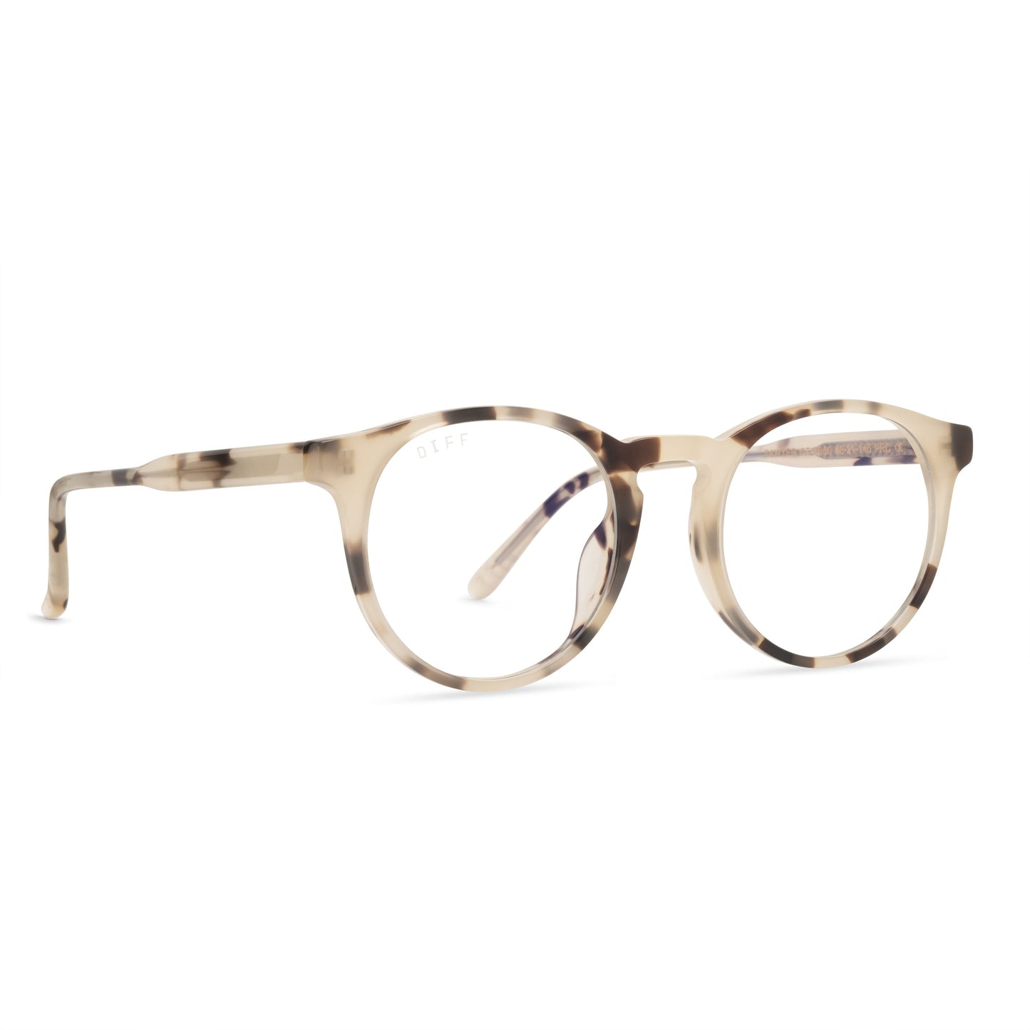 SAWYER - CREAM TORTOISE + BLUE LIGHT TECHNOLOGY angle