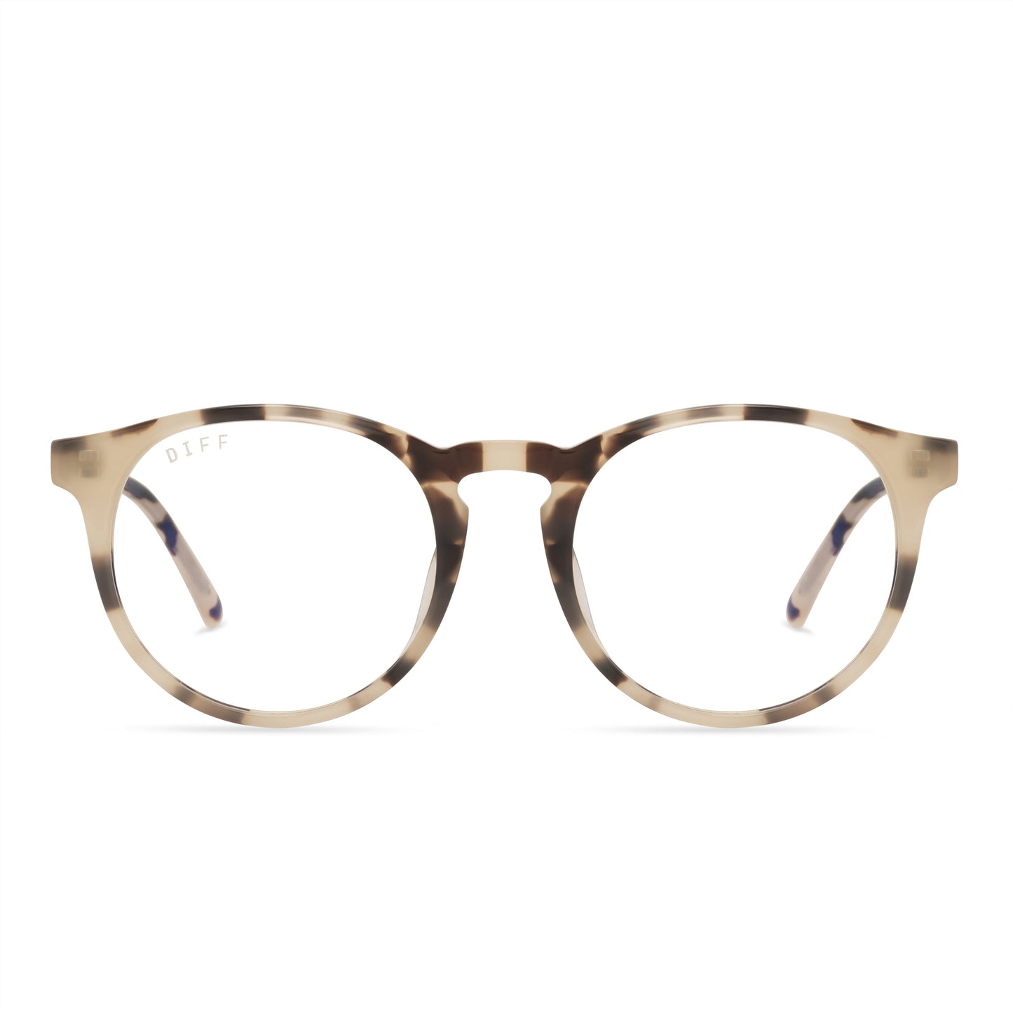 SAWYER - CREAM TORTOISE + BLUE LIGHT TECHNOLOGY front