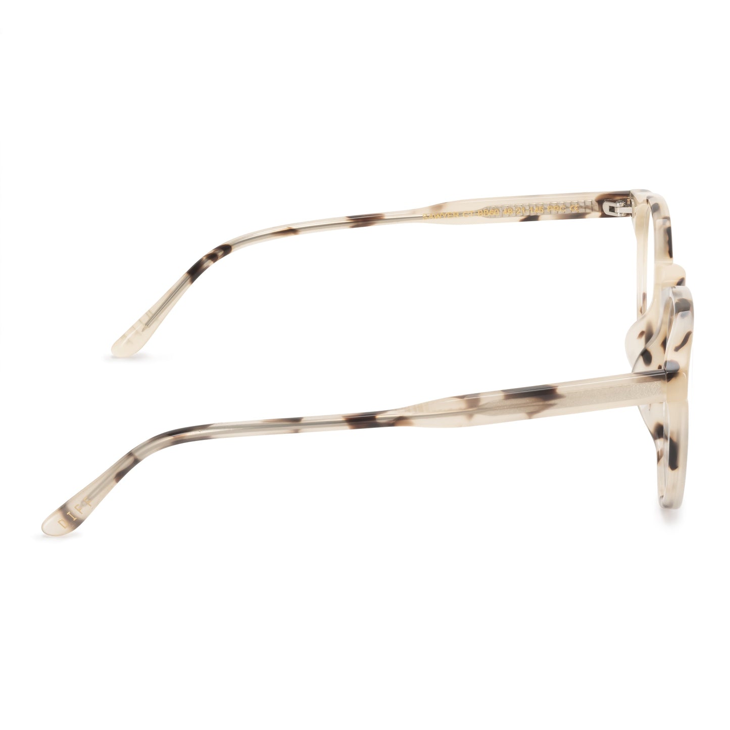 SAWYER - CREAM TORTOISE + BLUE LIGHT TECHNOLOGY side