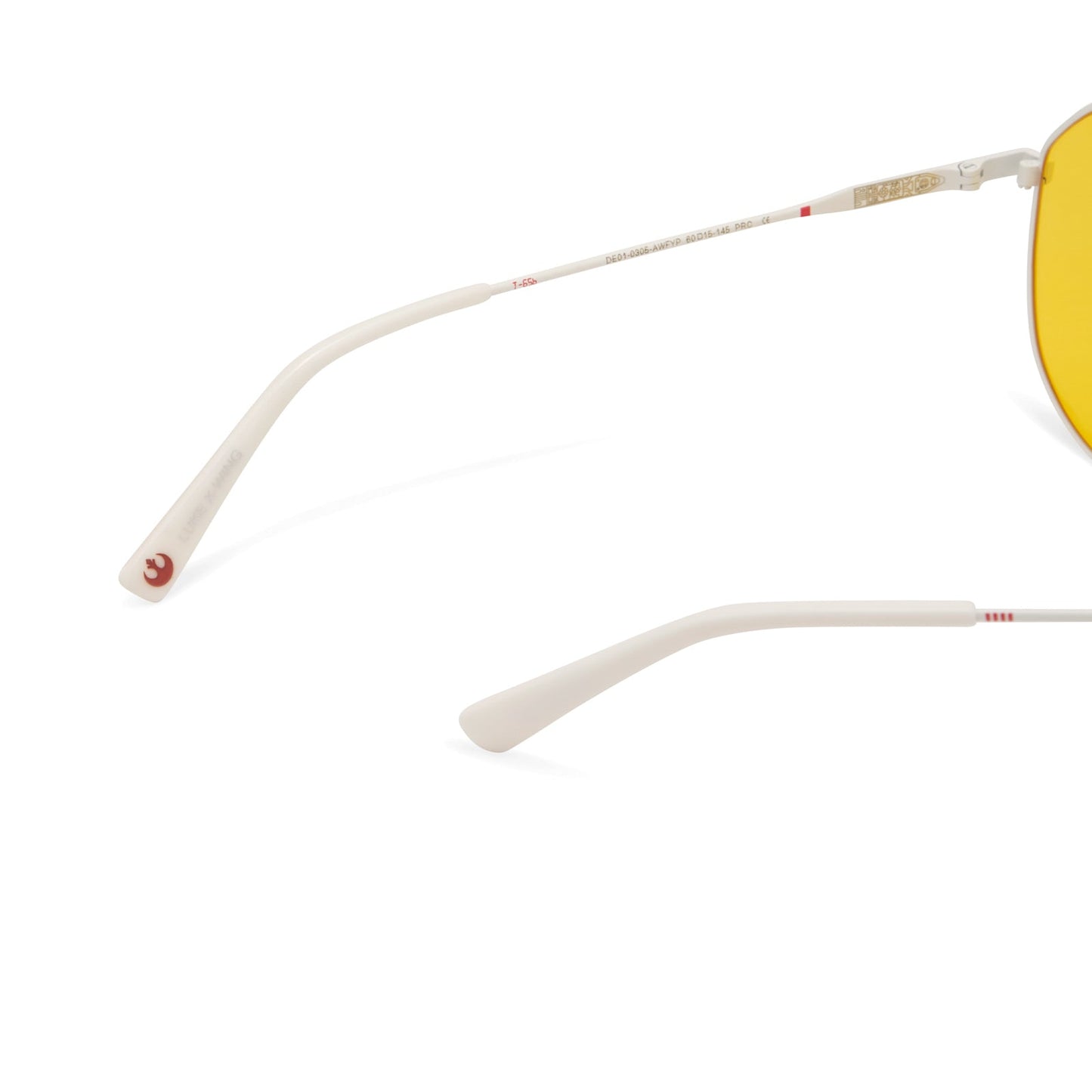 LUKE X-WING - ALLIANCE WHITE + STAR FIGHTER YELLOW detail