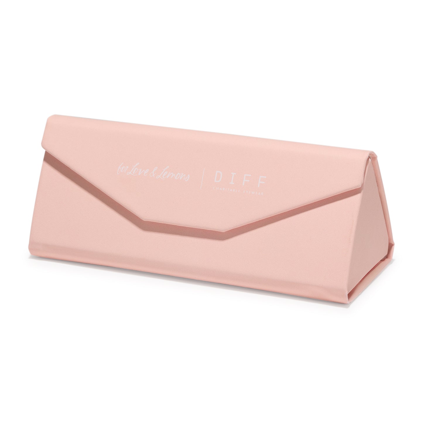for love & lemons x diff eyewear triangle case