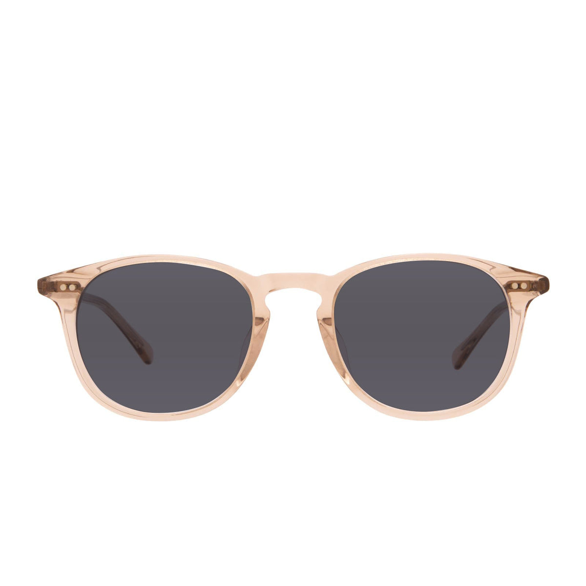 prescription sunglasses - JAXSON - VINTAGE CRYSTAL + CLEAR prescription glasses in polarized lens front