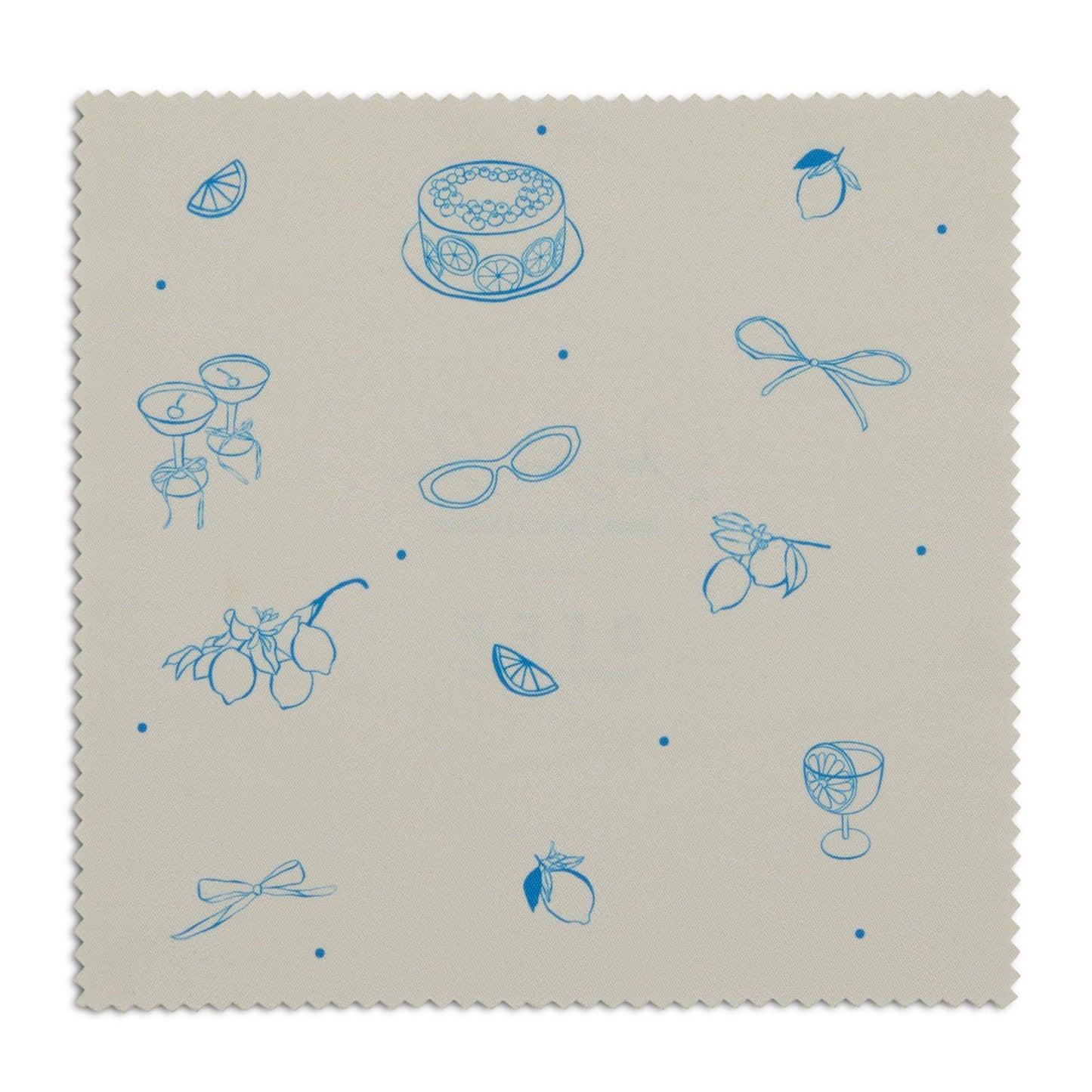 jessie james decker x diff eyewear cleaning cloth back side