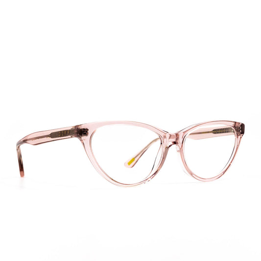 diff eyewear marley rose crystal prescription glasses angled view