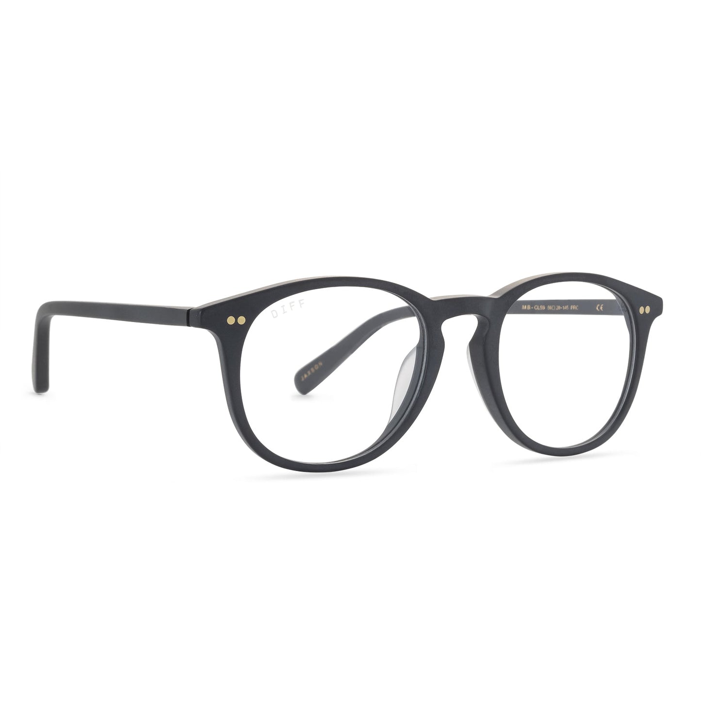 JAXSON - MATTE BLACK + BLUE LIGHT TECHNOLOGY angle