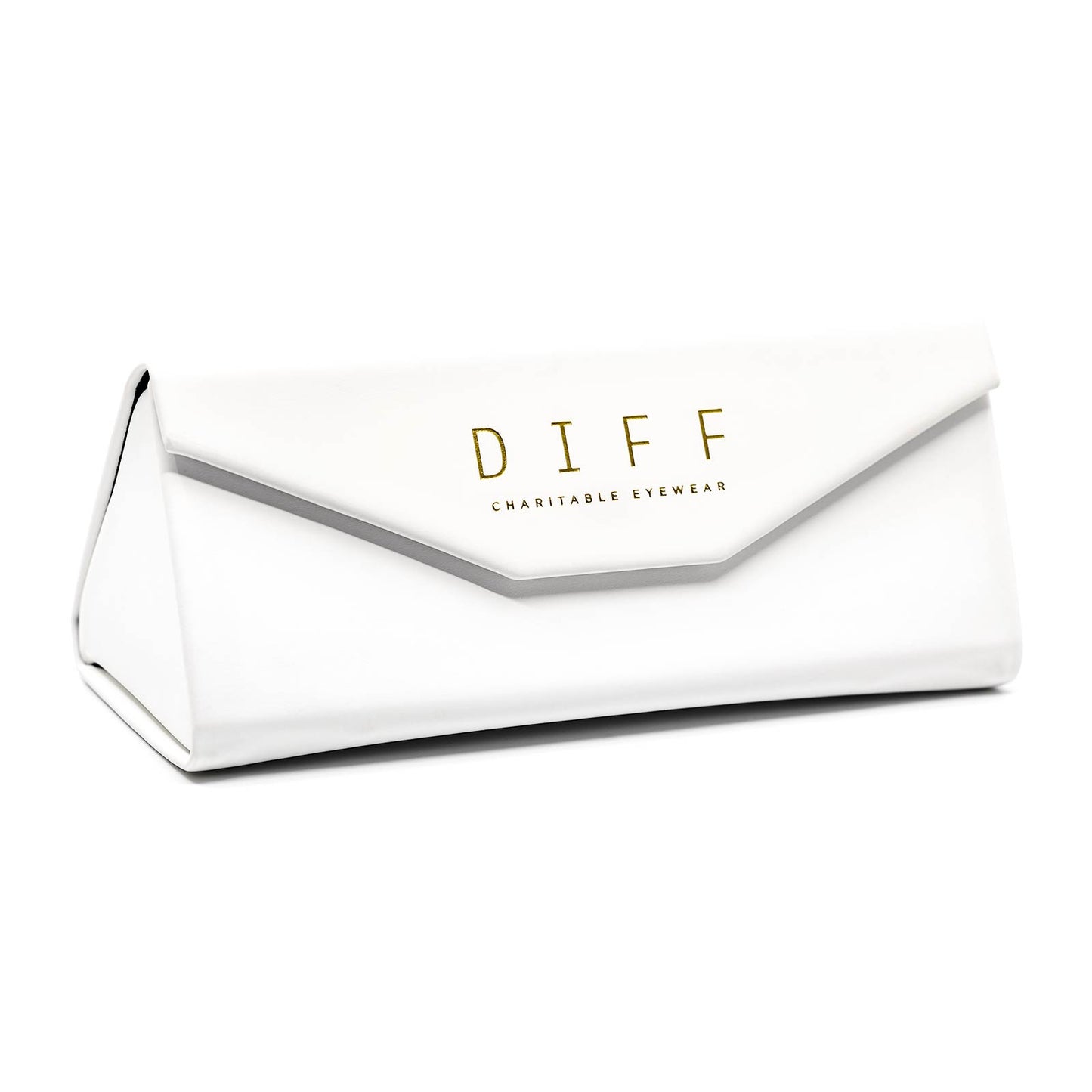 diff eyewear white folding case