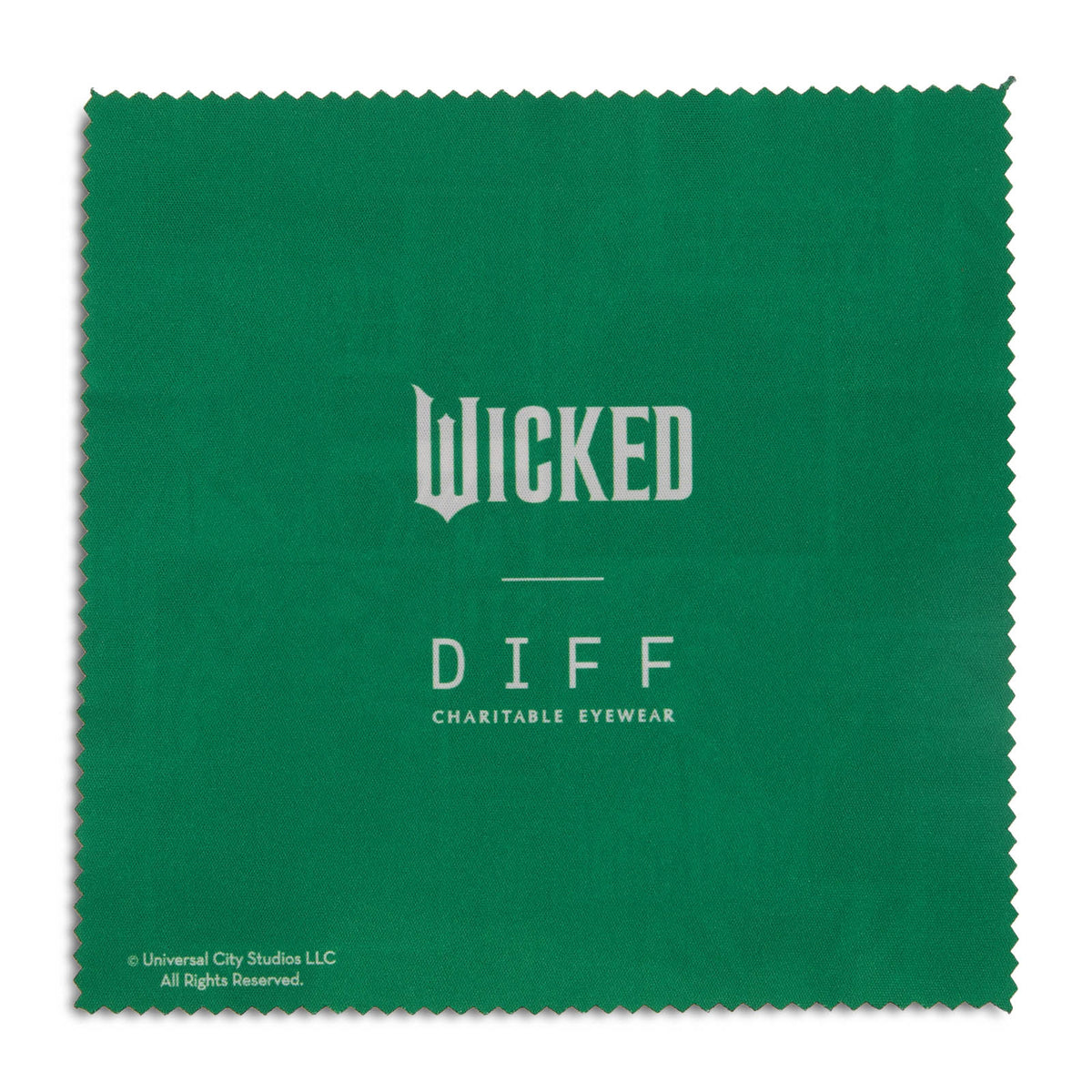 wicked x diff eyewear cleaning cloth
