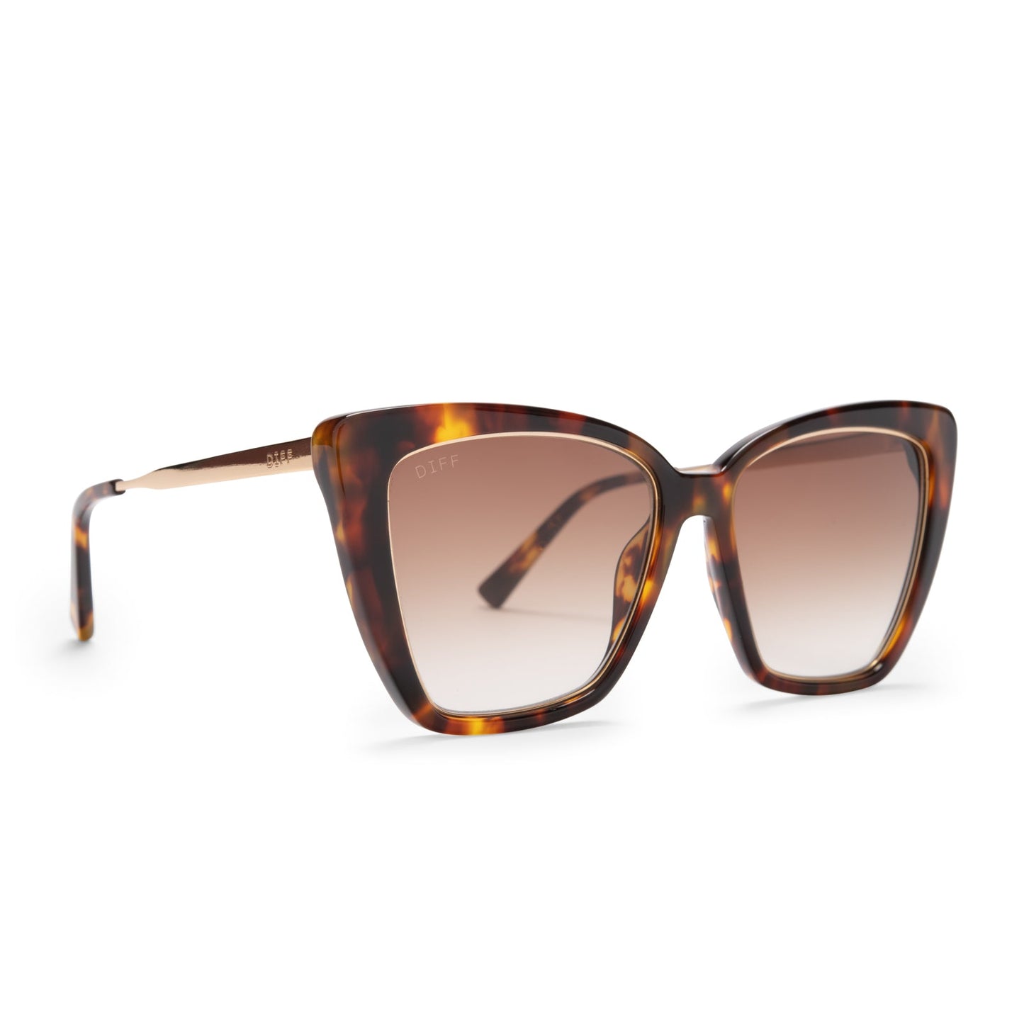 becky iv amber tortoise and brown gradient angle