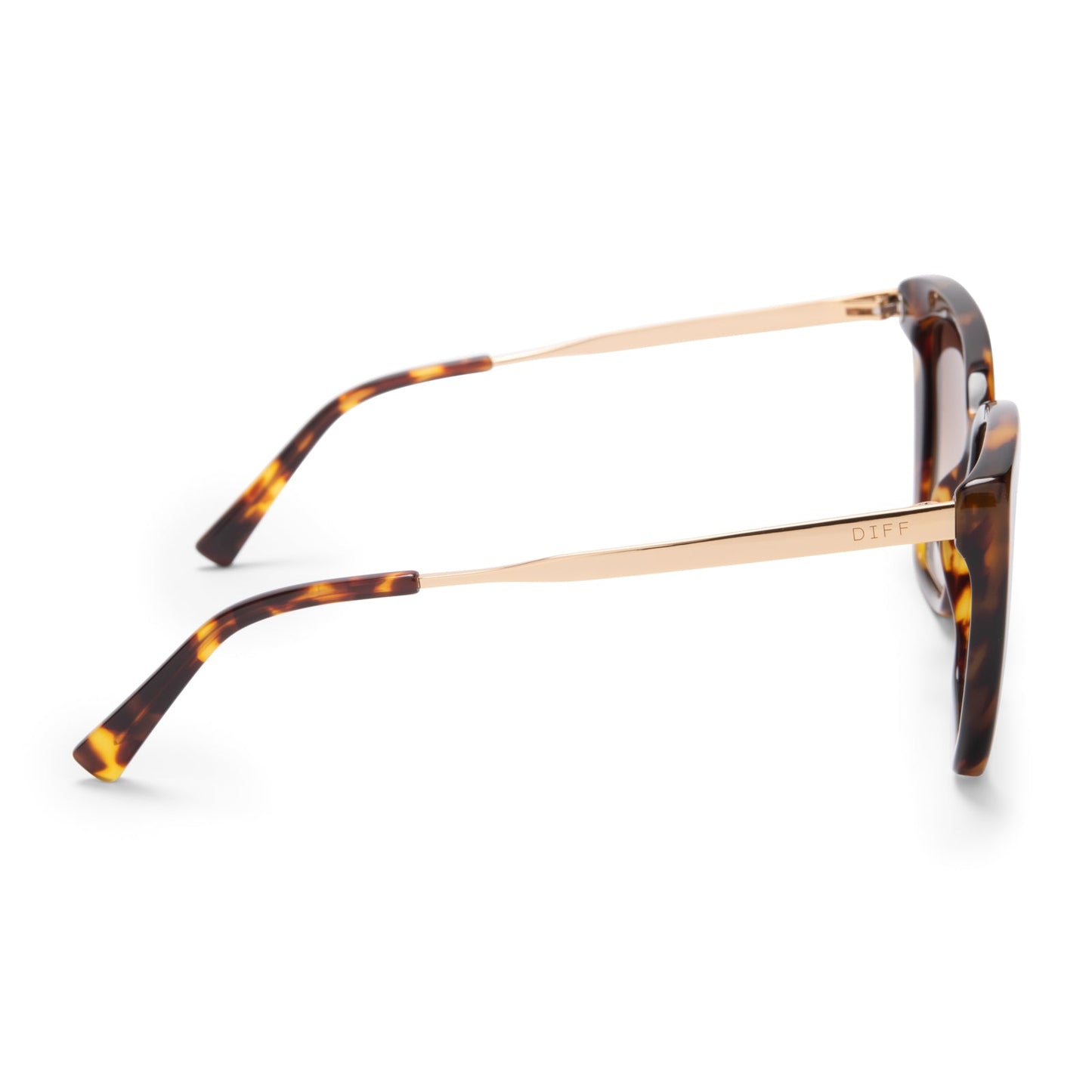 becky iv amber tortoise and brown gradient side