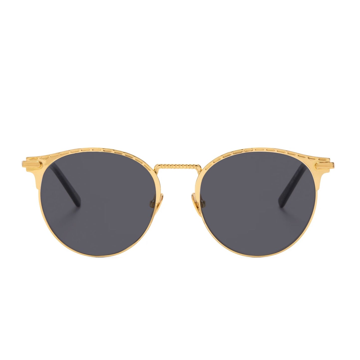 C3P0 PROTOCOL GOLD AND PRESCRIPTION SUNGLASSES FRONT