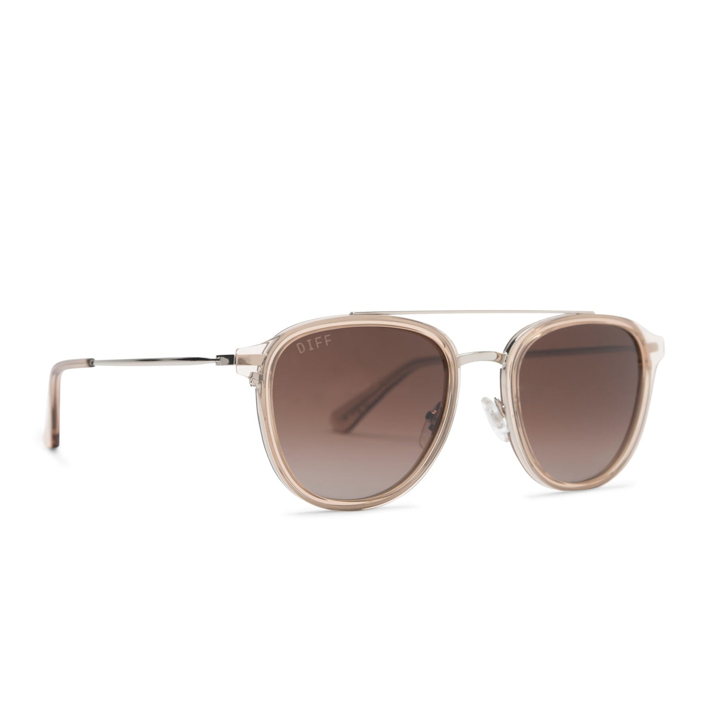 camden vintage crystal and brown gradient polarized lens angle