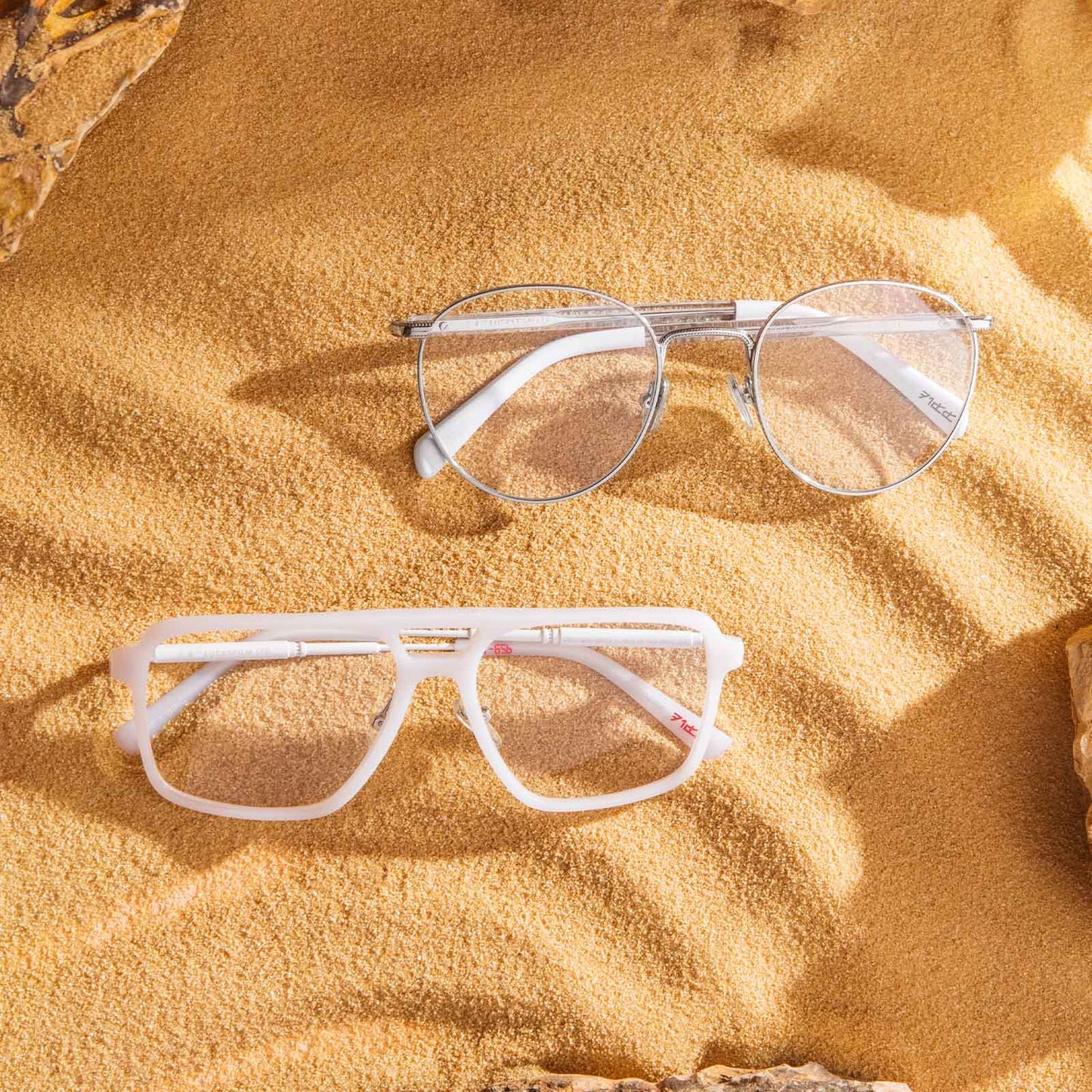 diff eyewear star wars r2d2 silver clear glasses with luke x-wing milky white clear glasses
