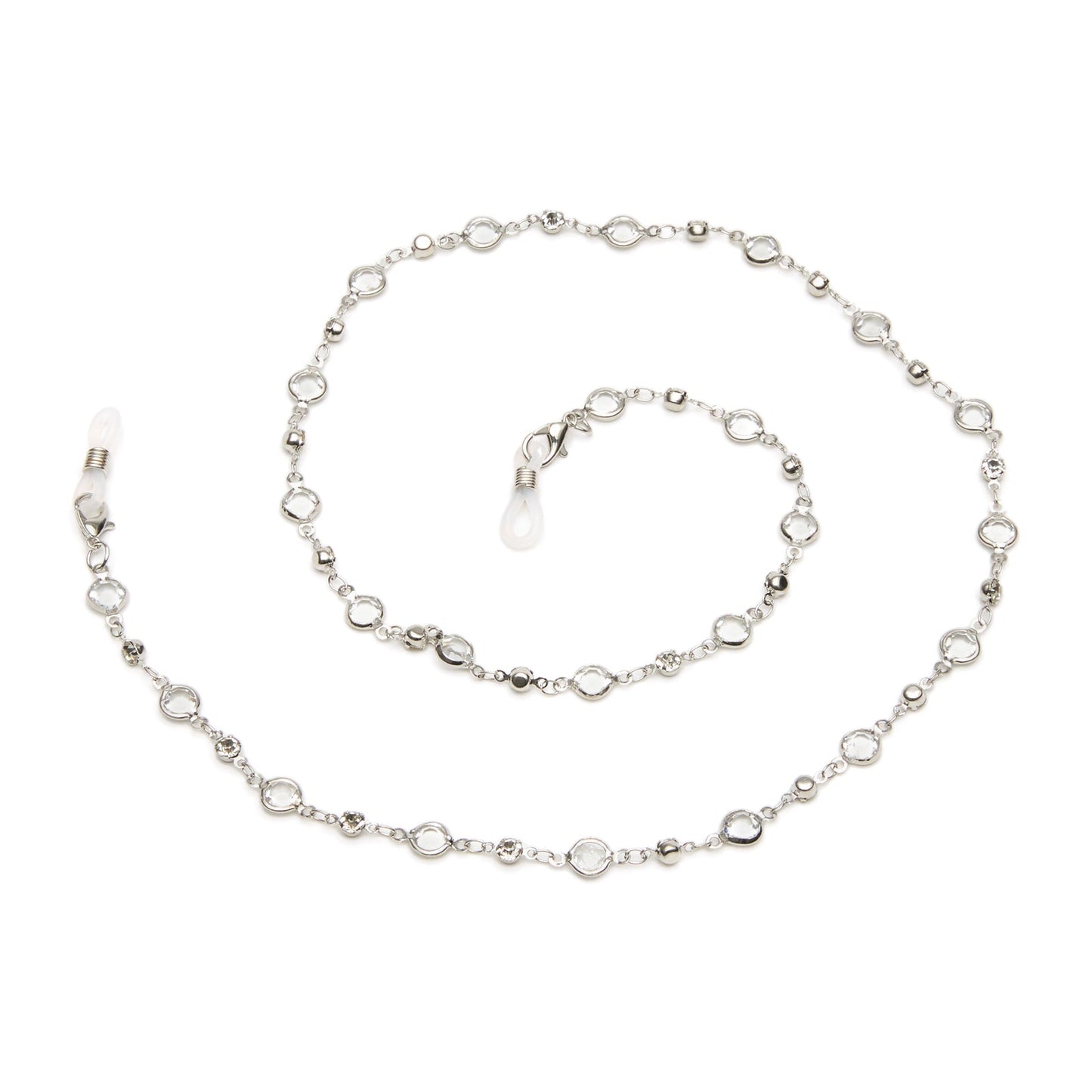 disney princess x diff eyewear cinderella silver chain spiraled