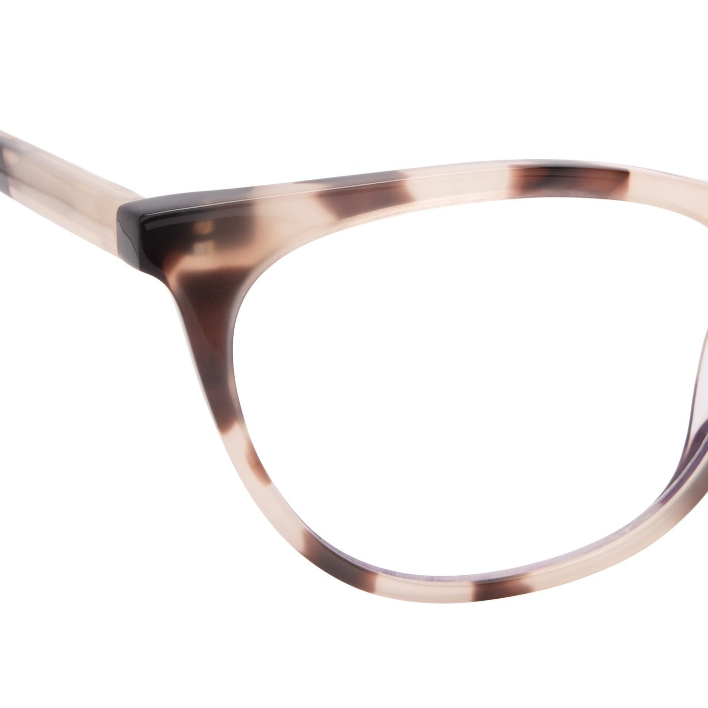 Jade cream tortoise blue light technology close up detail