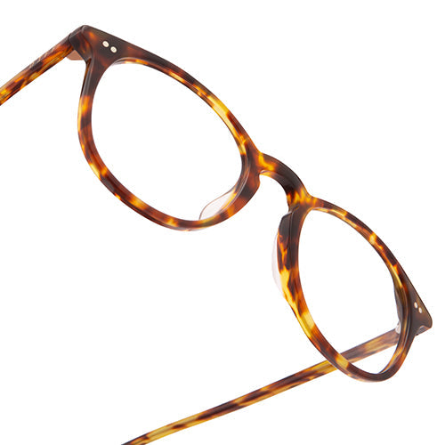 diff eyewear jaxson amber tortoise blue light technology glasses detailed view