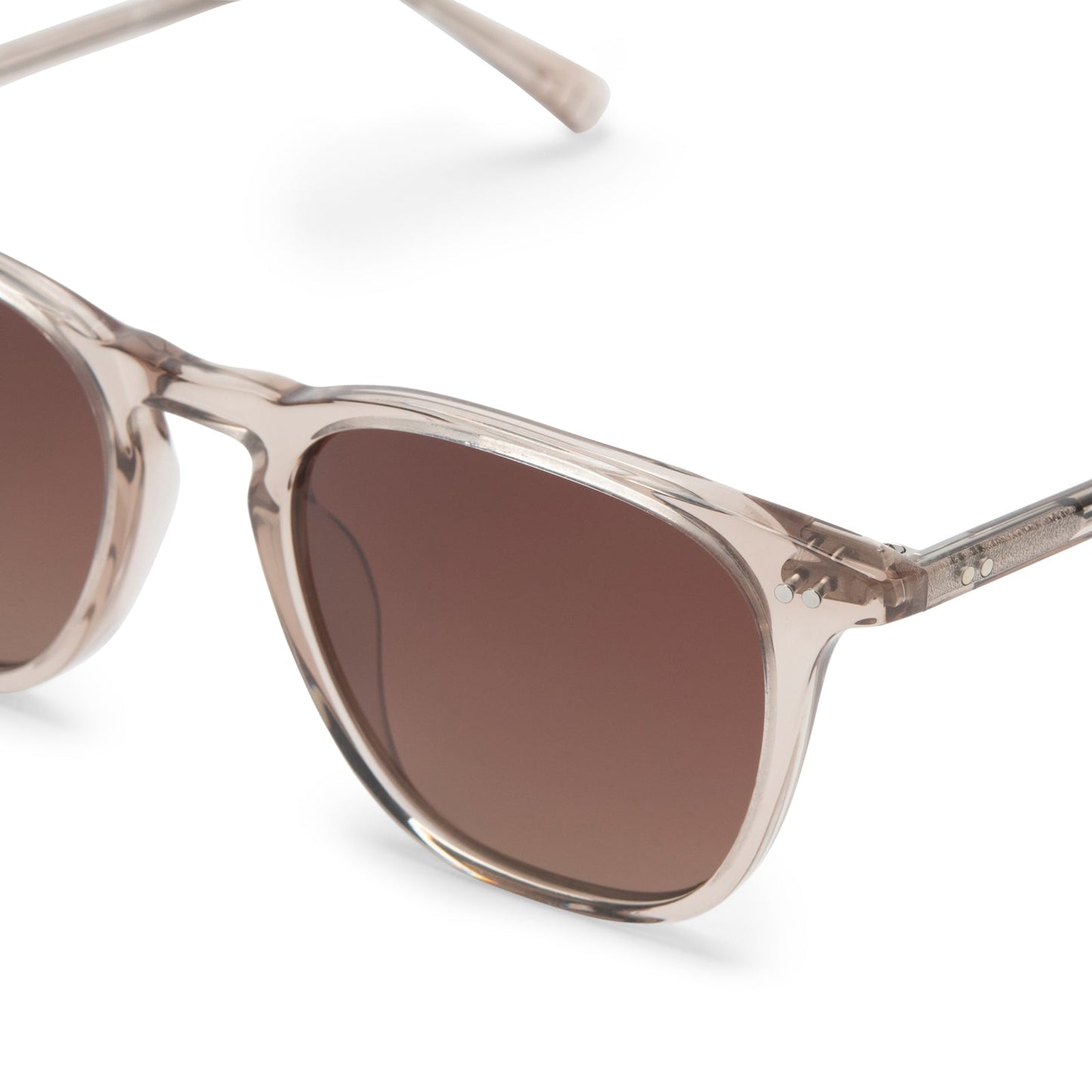 maxwell vintage crystal and brown gradient polarized lens detail