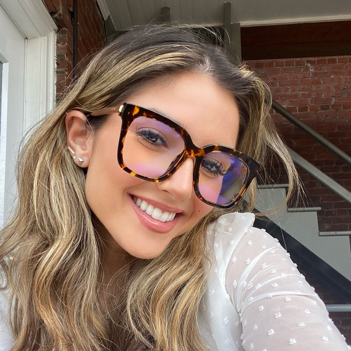 BELLA - ESPRESSO TORTOISE + BLUE LIGHT TECHNOLOGY GLASSES