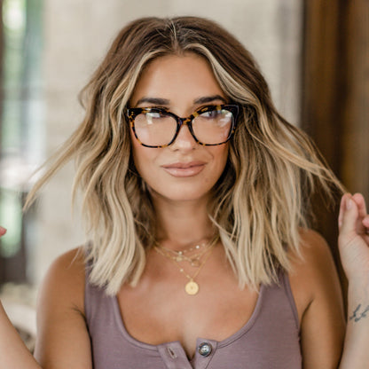 WINSTON - CREAM TORTOISE + BLUE LIGHT TECHNOLOGY GLASSES