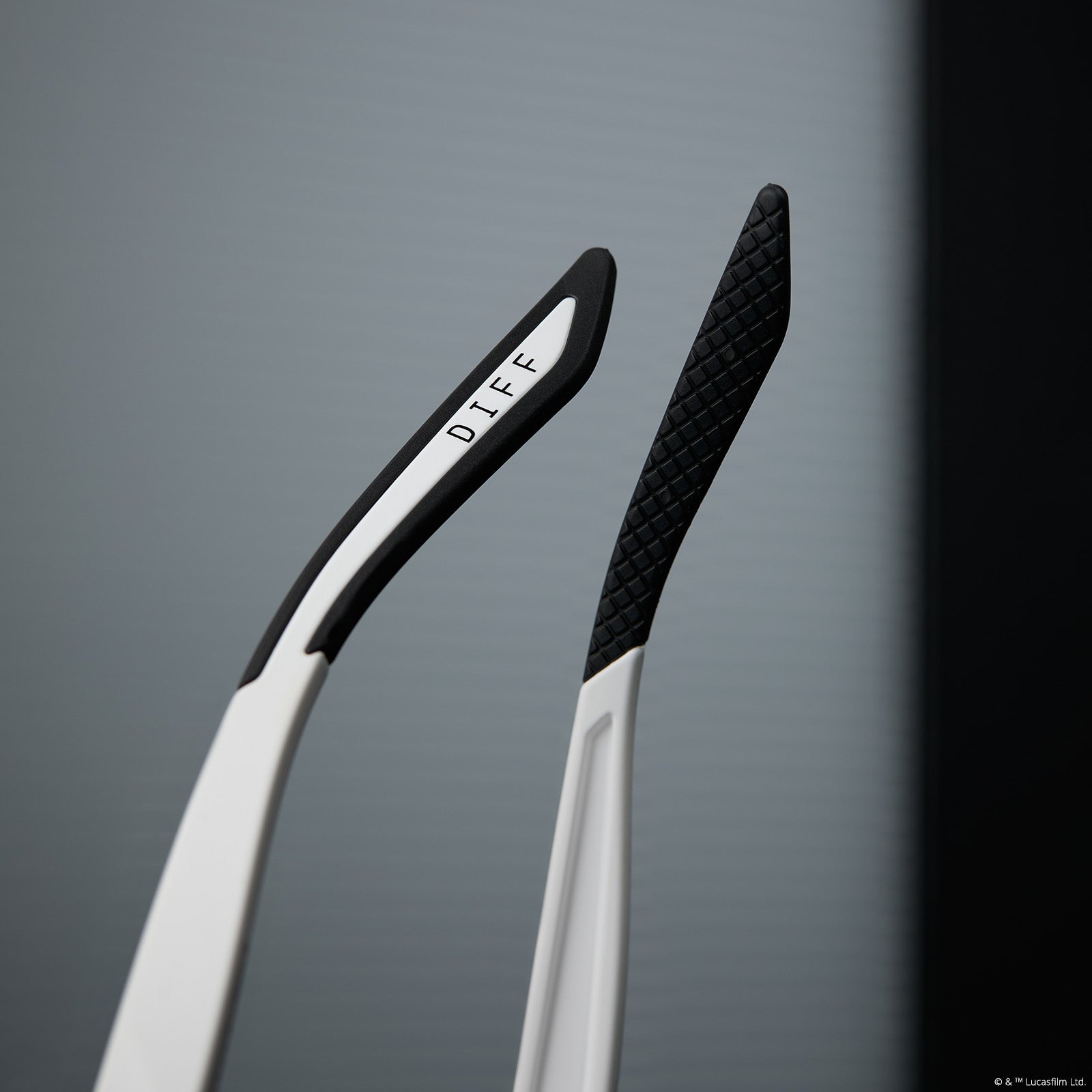 lifestyle - star wars x diff sport stormtrooper sunglasses detailed view of temple tips.