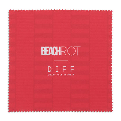 beach riot x diff eyewear cleaning cloth