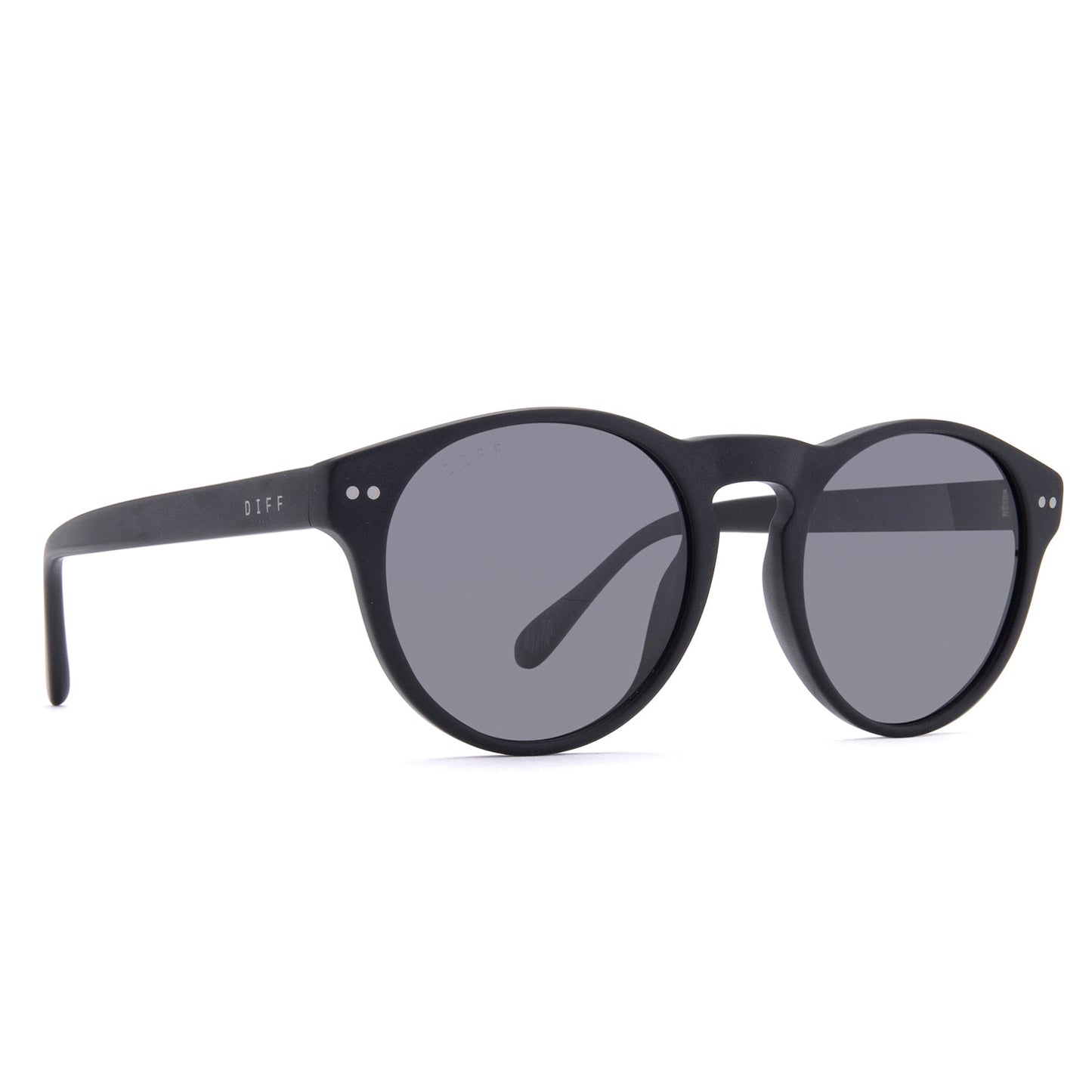 CODY - MATTE BLACK + GREY POLARIZED ANGLE