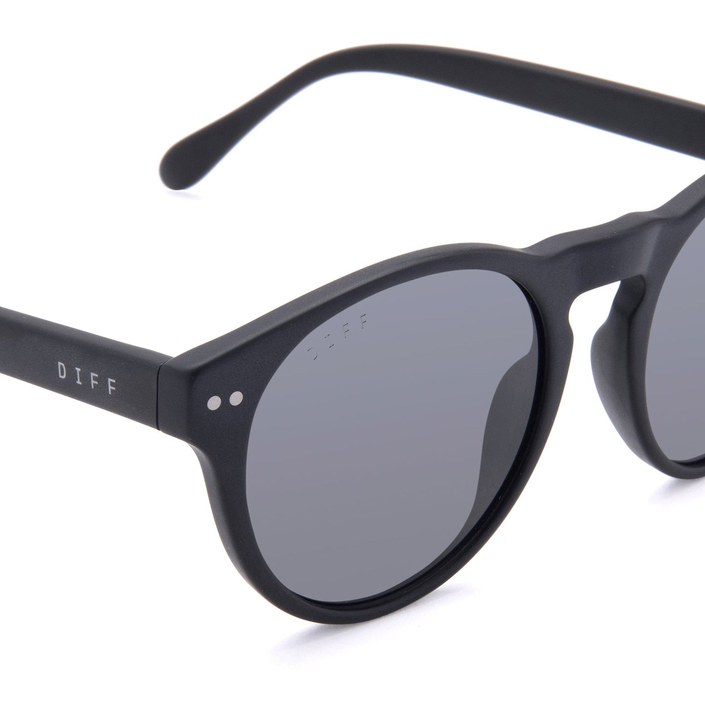 CODY - MATTE BLACK + GREY POLARIZED DETAIL