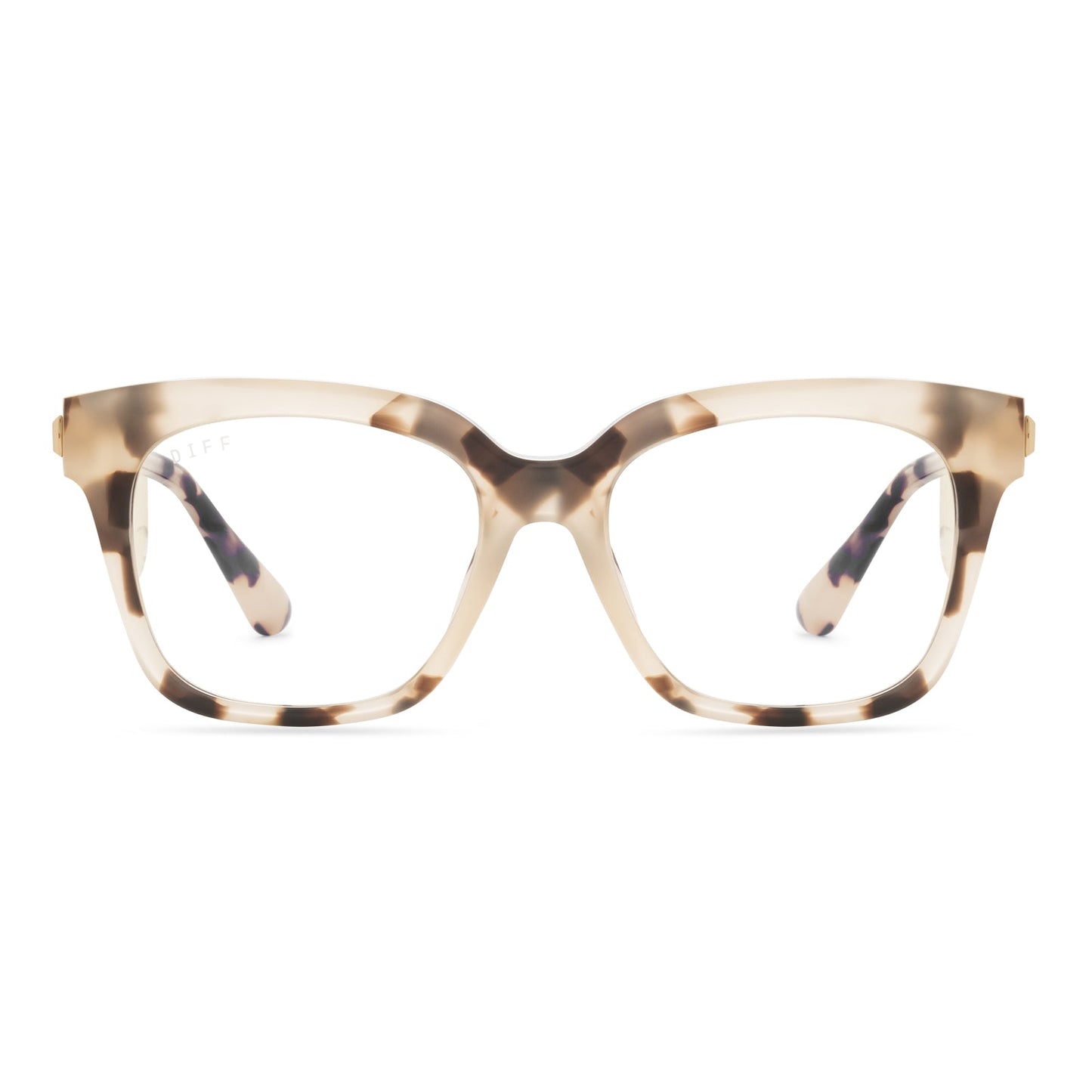 BELLA XS - CREAM TORTOISE + BLUE LIGHT front