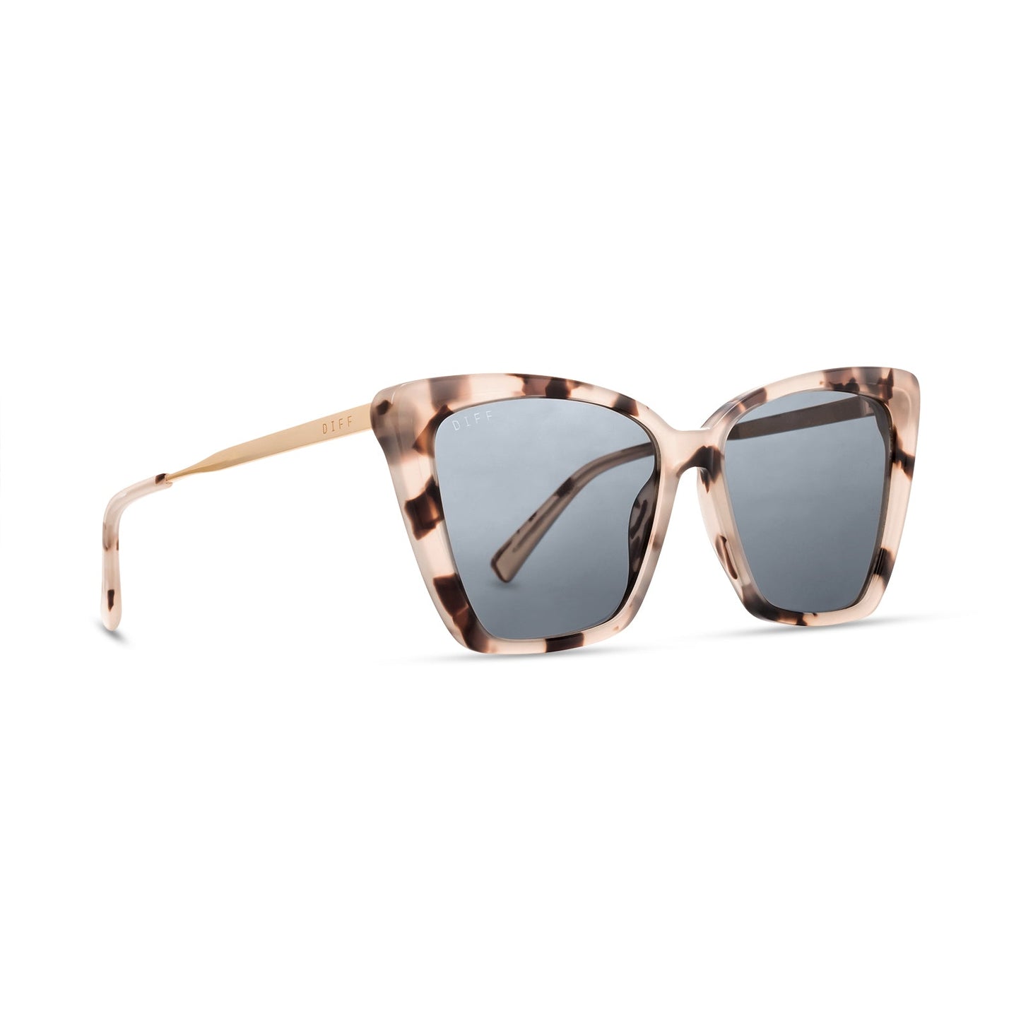 BECKY II - CREAM TORTOISE + GREY POLARIZED ANGLE