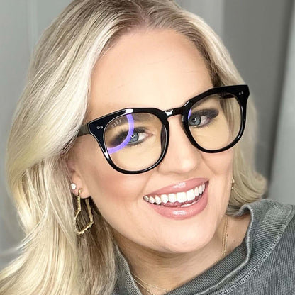 customer content - lovefashionably wearing weston black blue light technology glasses