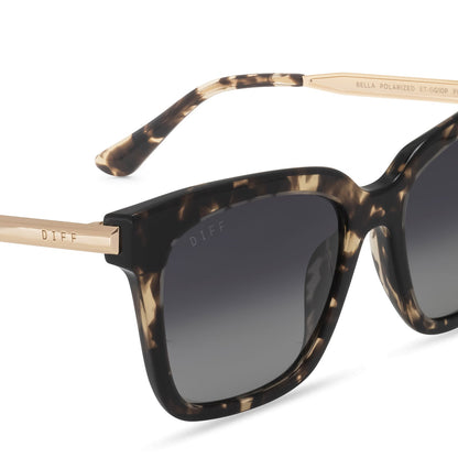 BELLA - ESPRESSO TORTOISE + GREY GRADIENT + POLARIZED detail