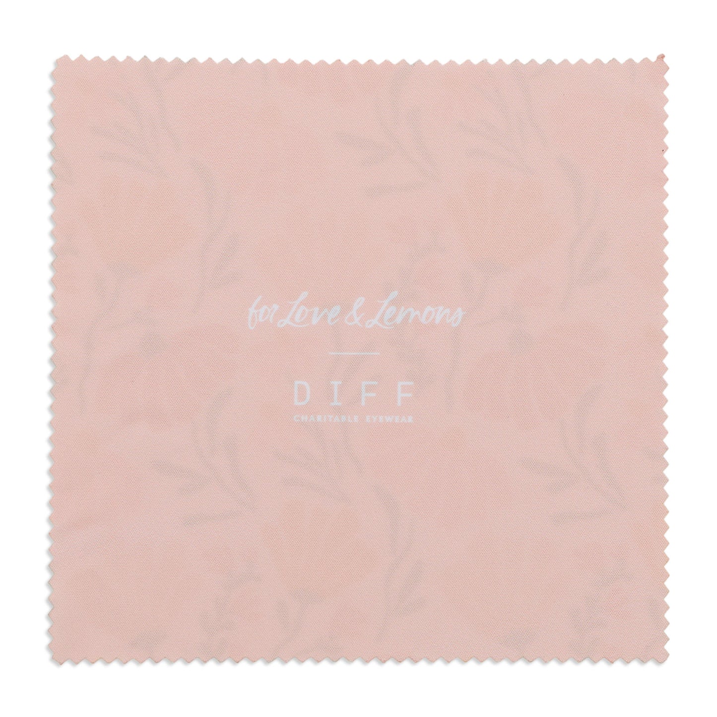 for love & lemons x diff eyewear cleaning cloth