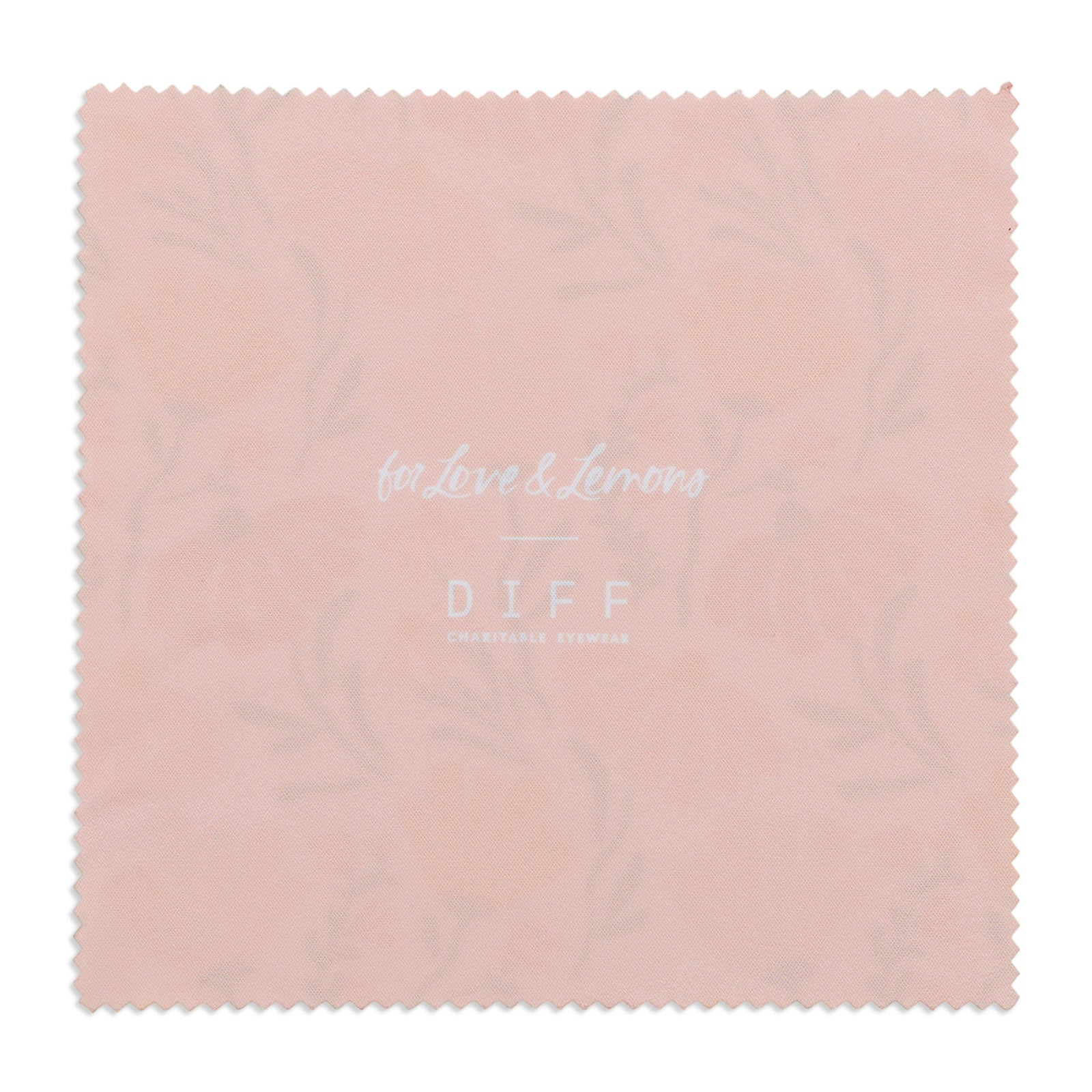 for love & lemons x diff eyewear cleaning cloth