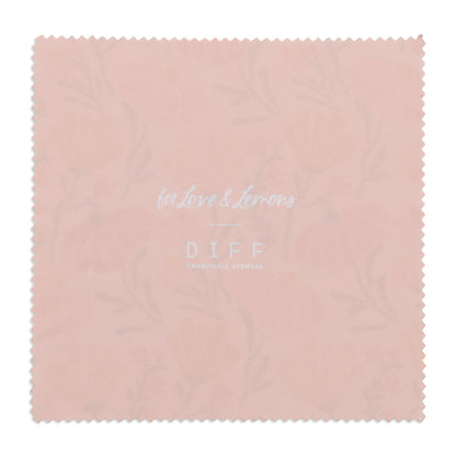 for love & lemons x diff eyewear cleaning cloth