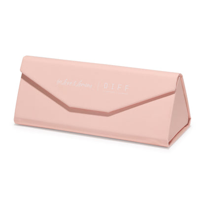for love & lemons x diff eyewear triangle case