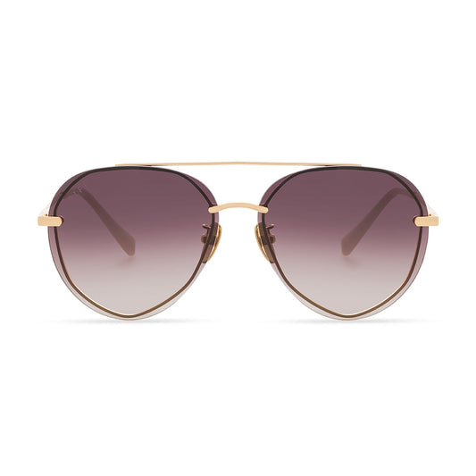 LENOX - GOLD + BROWN GRADIENT MIRROR POLARIZED FRONT