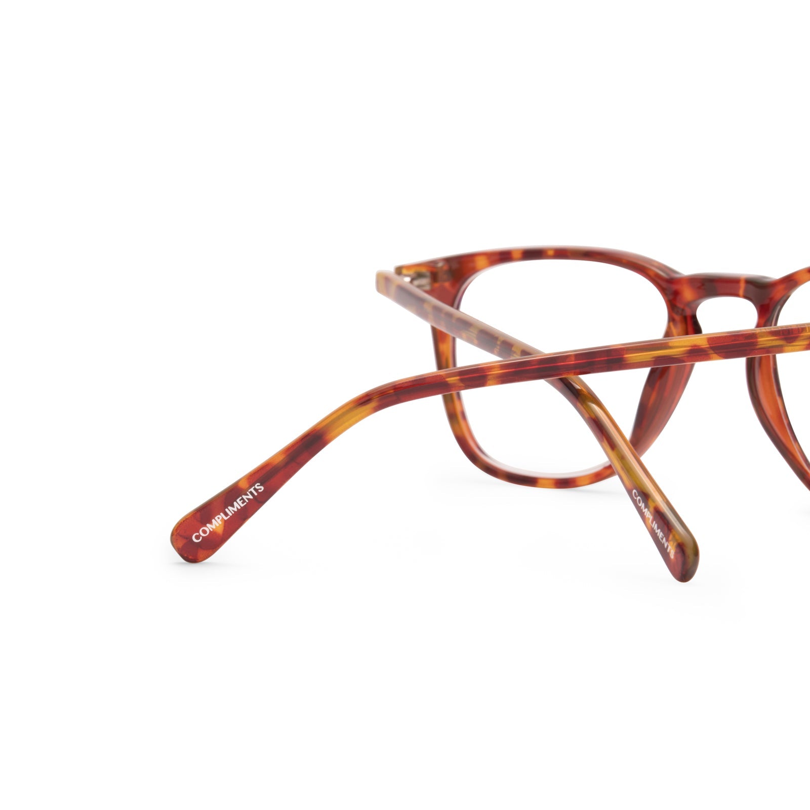GRIFFIN - AMBER TORTOISE + BLUE LIGHT READERS detail