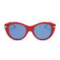 LUNA LOVEGOOD LUNA PINK + PURPLE MIRROR SUNGLASSES