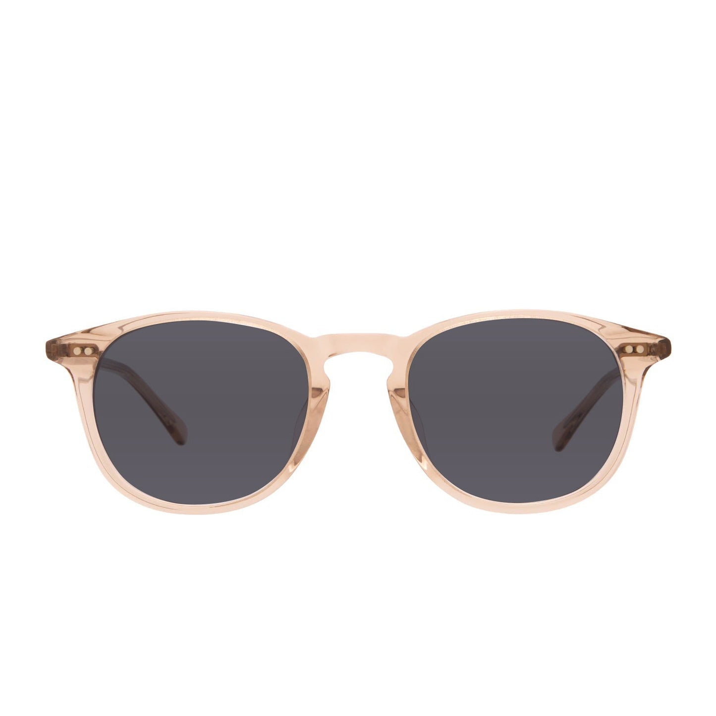 prescription sunglasses - JAXSON - VINTAGE CRYSTAL + CLEAR prescription glasses in polarized lens front