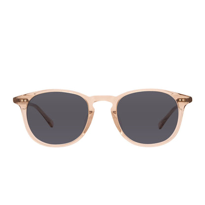 prescription sunglasses - JAXSON - VINTAGE CRYSTAL + CLEAR prescription glasses in polarized lens front