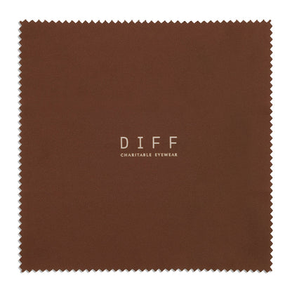 jojo fletcher x diff eyewear cleaning cloth front side