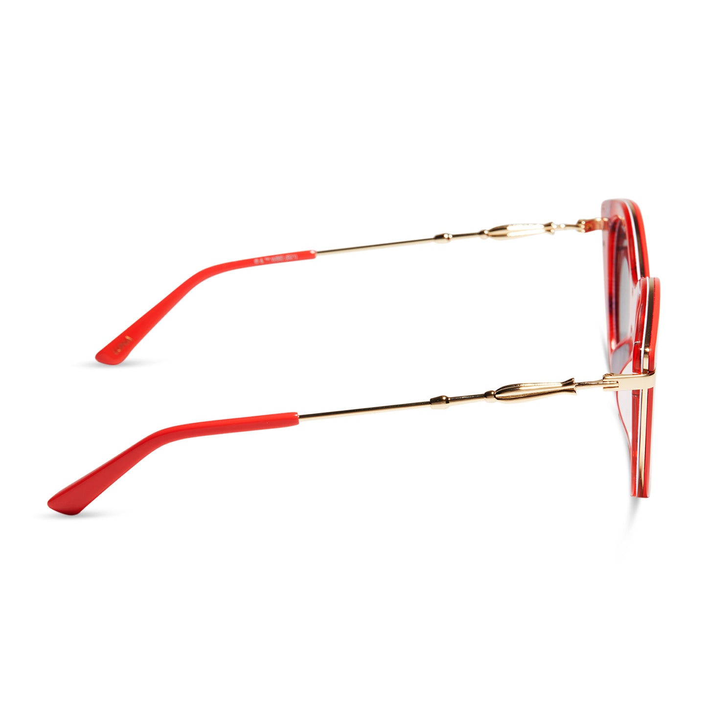 LUNA LOVEGOOD LUNA PINK + PURPLE MIRROR SUNGLASSES