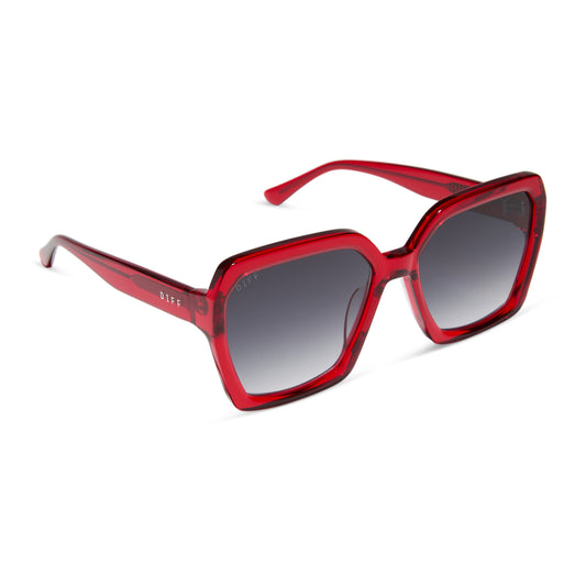 SLOANE RED HOT SUMMER + GREY GRADIENT SUNGLASSES