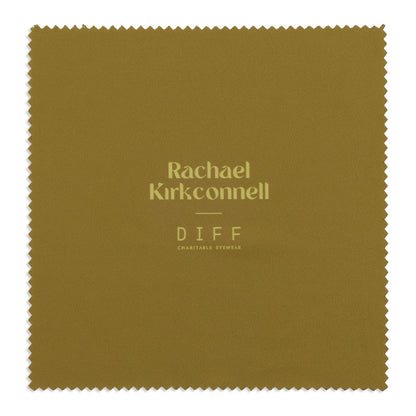 rachael kirkconnell x diff eyewear cleaning cloth